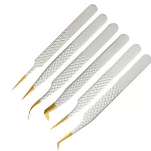 แหนบต่อขนตาน้ำหนักเบาแหนบต่อขนตาน้ำหนักเบาทำโลโก้ตามสั่งทำจากสเตนเลสสตีล - Product Image 6