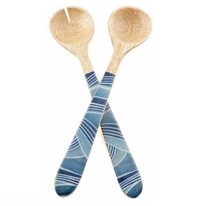 Vajilla de madera de Acacia con mango impreso en caliente, utensilios de cocina de regalo de bajo coste, herramientas para servir cucharas - Product Image 6