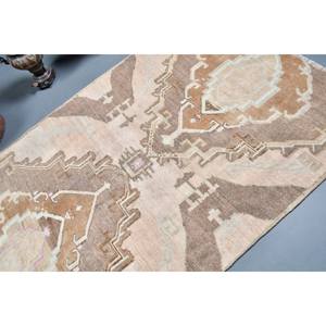 พรมสไตล์เตอร์กีวินเทจสไตล์โบฮีเมียนสีน้ำตาลพื้นที่ขนาดใหญ่แบบคลาสสิกขนาด4.4x7.5ฟุตผ้าขนสัตว์รูปสี่เหลี่ยมผืนผ้าเย็บปะติดปะต่อกันสำหรับน้ำยาง - Product Image 5