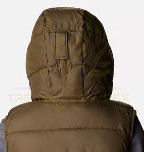 Winter Fashion Stylish Custom Design Outerwear 100% Polyester Filling Waterproof Bubble Coat Women's Puffer Vest - Product Image 5