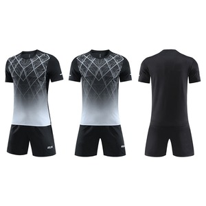 ชุดเสื้อฟุตบอลสำหรับเด็กเสื้อฟุตบอลผ้าโพลีเอสเตอร์สำหรับทุกเพศชุดเครื่องแบบสีแดงสีฟ้าและเขียว - Product Image 3