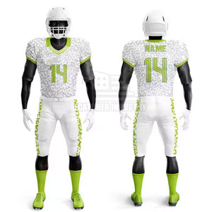 Kit de football américain avec coussinets absorbant les chocs et tissu de maillot résistant à la décoloration - Product Image 4