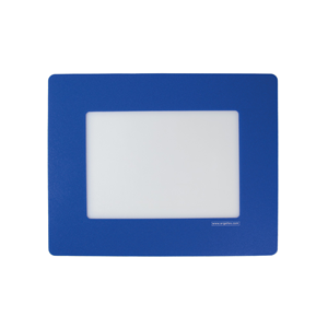 Adesivi per finestre autoadesivi per marcatura a pavimento DIN A4 Blu scuro Confezione da 10-LongLife Klarsicht LG-KL-A4-03 - Product Image 1