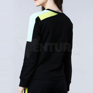 Sweat-shirts surdimensionnés pour femmes, manches longues, toile de haute qualité, 100% coton, saison hivernale, décontractés, respirants, imprimés, doublés - Product Image 4
