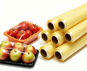 Fresh Keeping Cling Film <strong>Roll</strong>, Food Grade Plastic Wrap for <strong>Fridge</strong> Storage and Leftover Protection - Product Image 3
