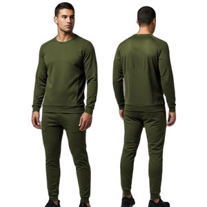 Jersey personalizado de talla grande 2025, chándal en blanco sólido de invierno de alta calidad, conjunto de chándales para hombre, chándal para correr - Product Image 1