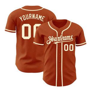 Camiseta de Béisbol Personalizada con Transferencia de Calor al por Mayor, Camisetas de Béisbol, Ropa de Béisbol y Sóftbol, Servicio OEM Personalizado, Nuevo Diseño - Product Image 1