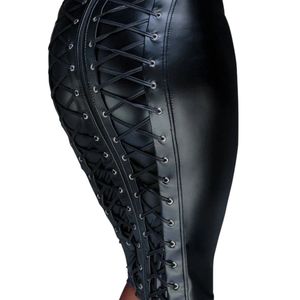 Falda Lápiz Negra de Encaje hasta la Rodilla para Mujer, de Cintura Alta, Elegante, Ajustada, Elástica, para Fiesta, Club, Noche, Moda - Product Image 3
