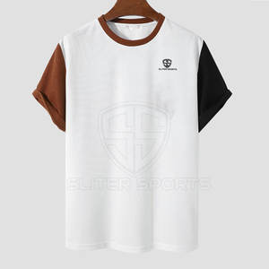 Nouveauté T-shirt durable de bonne qualité Nouveau design en polyester T-shirt de couleur vierge Matériau en fibre de coton/bambou - Product Image 1