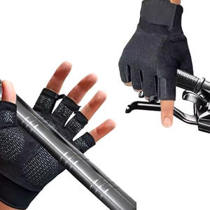 Venta al por mayor personalizado medio dedo deportes gimnasio guantes estilo caliente para hombres y mujeres antideslizante Fitness ciclismo guantes - Product Image 6