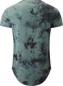 T-shirt à manches courtes, col rond, coupe régulière, élégant, RABUSH SPORTS, pour l'extérieur, l'été, avec ourlet long et incurvé, ajusté aux muscles - Product Image 2