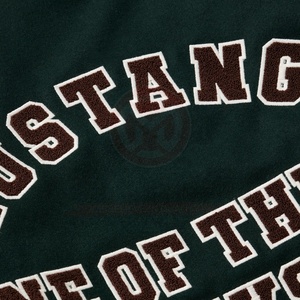 OEM Custom Logo High Street <b>Vintage</b> Letterman <b>Varsity</b> <b>Jackets</b> for Men Winter Spring Woolen Baseball Sleeve Chenille Embroidery - Product Image 6