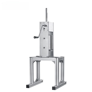 Manual <span class=keywords><strong>de</strong></span> acero inoxidable <span class=keywords><strong>de</strong></span> alta resistencia, Churrera española, máquina <span class=keywords><strong>de</strong></span> Churros vertical operada a <span class=keywords><strong>mano</strong></span> para hacer frutas latinas - Product Image 3