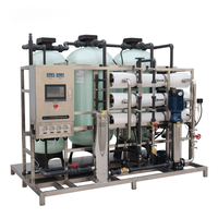 Nouvelle machine à eau purifiée par osmose inverse 3000 LPH, système d'osmose inverse, pompe, 1 an de contrôle PLC, nettoyage automatique/manuel, entreprise, ferme, logement