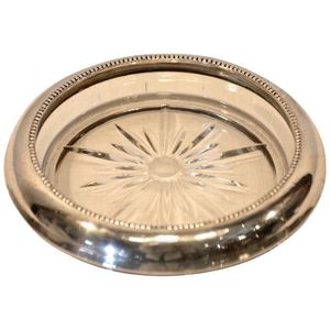 Luxury Stainless Steel Nickel Plated Eco-Friendly Axiom Brand <b>Bottle</b> <b>Coaster</b> Dining Table Home Bar Kitchen Decor Accessories - Product Image 2