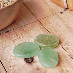 Natural Green Aventurine Thumb Worry <b>Stone</b> - Polished Gemstone for Anxiety <b>Relief</b> Positive Energy & Relaxation - Product Image 5