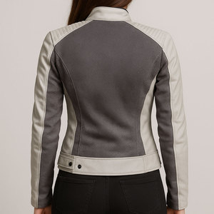 Summer CE Approved Blue Motorcycle Jacket Armored Waterproof Windproof Stand Collar Pattern Reversible Breathable - Product Image 2