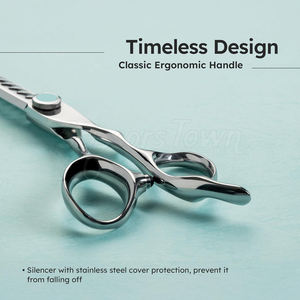 กรรไกรซอยผมด้ามจับมังกรสำหรับช่างตัดผมและสไตลิสต์คุณภาพสูงทำจากสเตนเลสสตีลคมตัดผมเรียบ - Product Image 2