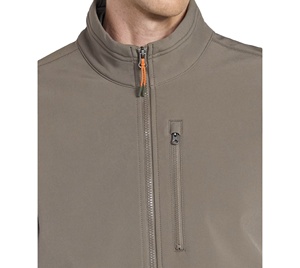 เสื้อแจ็คเก็ตกันน้ำสำหรับผู้ชายขายส่ง เสื้อแจ็คเก็ตซอฟต์เชลล์กันน้ำสำหรับผู้ชาย เสื้อแจ็คเก็ตสไตล์วาร์ซิตี้สำหรับผู้ชาย มีไซส์ใหญ่พิเศษ คุณภาพสูง - Product Image 4