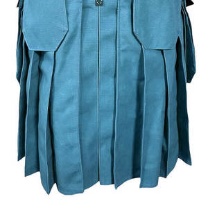 Venta Caliente: Kilt de Mezclilla de Dos Tonos, Estilo Híbrido Moderno y Utilitario para Hombre, Venta al por Mayor de Fábrica 2026 - Product Image 6