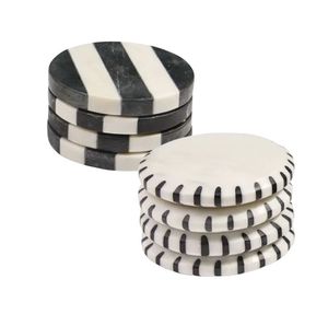 2025 Hot <b>Sale</b> Custom Wedding Stone Coaster Mats Marble Hexagonal Coaster <b>for</b> Drinks Cup Holders Custom Logo Engraving - Product Image 6