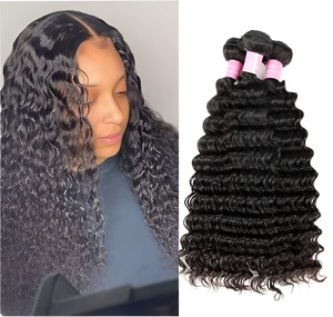 ผมแท้แบบเรมี่  แบบเส้นเดี่ยว  หยิกฟู  สีธรรมชาติ 100% - Product Image 1