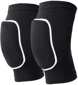 QHP — paire de genouillères antidérapantes, genouillères souples, tissu respirant de Compression, pour la danse, la lutte, le Volleyball, le basket-ball - Product Image 3