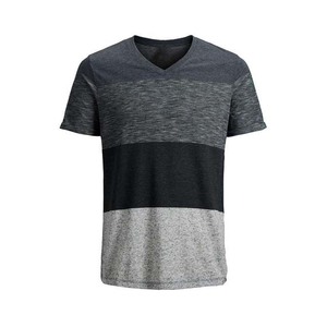Nueva llegada buena calidad OEM diseño personalizado contraste de color ropa de camisas de Hombre Tallas grandes hombre 100% algodón cuello en V verano Casual - Product Image 6