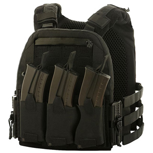 Adjustable Comfortable Tactical Plate Carrier Vest Breathable 600 Denier Cordura Polyester Quick Release Lightweight Modular - Product Image 5