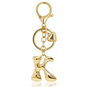 Llavero BydGxy con Letra Inicial y Corazó<span class=keywords><strong>n</strong></span> Dorado - Bonito Llavero de Aleació<span class=keywords><strong>n</strong></span> de Zinc para Mujer con Colgante de Corazó<span class=keywords><strong>n</strong></span> (<span class=keywords><strong>K</strong></span>) - Regalo - Product Image 1
