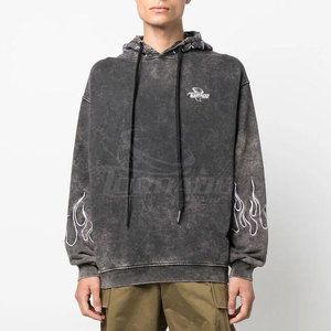 Precio al por mayor, el mejor material, sudaderas con capucha con lavado ácido, las más vendidas, servicio OEM, diseño de bolsillos extragrandes para hombre, transpirables, para invierno - Product Image 1