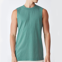 Camiseta Deportiva de Tirantes para Hombre, Transpirable, de Secado Rápido, Talla XXL, Lisa, para Gimnasio, Culturismo, Fitness, Running, Poliéster, Logotipo OEM 3D