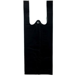 Wholesale Heavy-Duty Black <b>Plastic</b> Gusset <b>Kitchen</b> Trash Bags Large Fold Garbage Rubbish Sacks for Home Packaging Use - Product Image 2