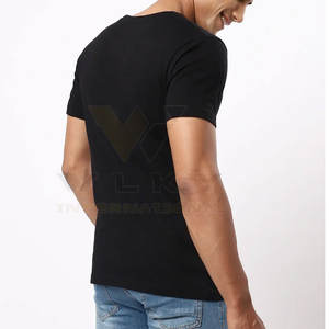 T-shirt homme de couleur unie à prix raisonnable, Design de votre propre t-shirt homme de haute qualité à vendre - Product Image 3