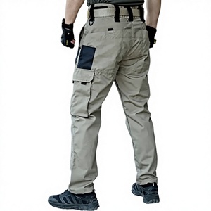 Pantalones Cargo Tácticos Unisex, Cintura Media, Múltiples Bolsillos, Secado Rápido, Transpirables, Ecológicos, de Pana, para Trabajo, Senderismo, Casuales, Tallas Grandes - Product Image 1