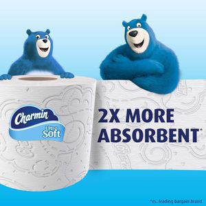 Papier toilette CharminUltra Soft, 4 méga rouleaux = 16 rouleaux normaux - Product Image 3