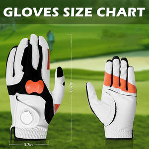 Gants de golf en cuir respirants à logo personnalisé haute performance les plus populaires Gants de golf en peau de mouton - Product Image 6