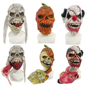 Máscara <span class=keywords><strong>de</strong></span> Zombi Sangrienta <span class=keywords><strong>de</strong></span> HLC, Fabricante <span class=keywords><strong>de</strong></span> Máscaras <span class=keywords><strong>de</strong></span> Terror, ODM OEM, Carnaval, Cosplay, Máscara <span class=keywords><strong>de</strong></span> Diablo <span class=keywords><strong>de</strong></span> Halloween con Doble Cara <span class=keywords><strong>de</strong></span> Fantasma - Product Image 6