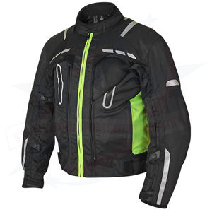 Veste de moto en Cordura de haute qualité, imperméable, coupe-vent, respirante, imprimée sur mesure, couleur personnalisée, taille XL, vêtements de sport de protection - Product Image 1