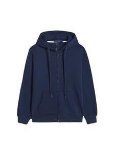 Sweats à capuche zippés personnalisés pour hommes Sweat-shirt à capuche respirant confortable 100% coton polaire surdimensionné Slim Fit Sweats à capuche zippés personnalisés - Product Image 4