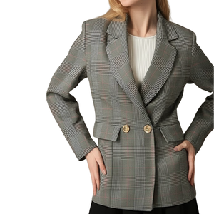 OEM Blazer Fabricante de Vietnam Elegante Personalizable Lavable Moda de mujer de alta calidad Tejido sostenible Precio de fábrica - Product Image 4