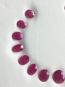 88.13กะรัตทับทิมโมแซมเบคหินเจียระไนเหลี่ยมเพชรพลอยเทียมสำหรับทำเครื่องประดับอัญมณีธรรมชาติ - Product Image 6