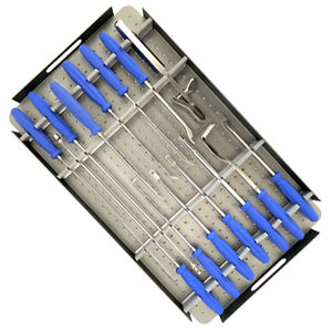 Ensemble d'instruments chirurgicaux orthopédiques d'instruments orthopédiques de reconstruction d'ACL PCL dans le Offres Spéciales de couleur bleue - Product Image 3