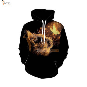 Sudaderas con capucha de impresión 3D al mejor precio a la venta en línea de algodón hecho a la moda ropa informal sudaderas con capucha de impresión 3D - Product Image 1