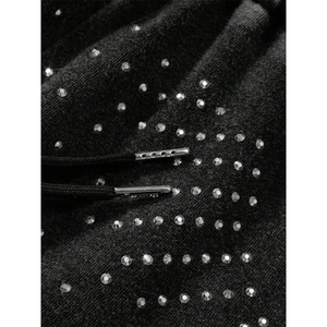 Fabricante de Fieltro Lupin, Impresión Personalizada, Cristal de Estrás, 100% Algodón, Mezclilla Sólida, Estilo Vintage Holgado, Cintura Doble, Estilo Urbano - Product Image 4