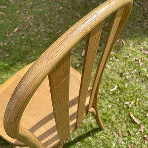Chaise de salle à manger de villa moderne en bois de teck massif avec cadre en bois de teck massif de couleur naturelle et matériaux de haute qualité pour une utilisation en intérieur et en extérieur - Product Image 4