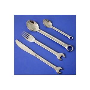 Ensemble de couverts en acier inoxydable de bonne qualité avec polissage mat et plaqué or pour restaurant et cuisine à prix raisonnable - Product Image 6