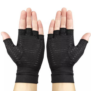 Guantes de Gimnasio Unisex de Diseño Nuevo, en Oferta, de Cuero y Neopreno, Ligeros, de Medio Dedo, Impermeables, Transpirables, para Levantamiento de Pesas - Product Image 5