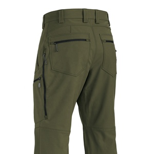 Vente en gros de pantalons de jogging cargo gris de luxe de haute qualité pour hommes avec taille élastique et poches latérales uniforme tactique camouflage - Product Image 5