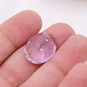 Comprar 18Ct Natural púrpura amatista facetada hecha a mano corte ovalado piedra preciosa suelta 20x15 MM IGI piedra certificada joyería para mayorista - Product Image 6